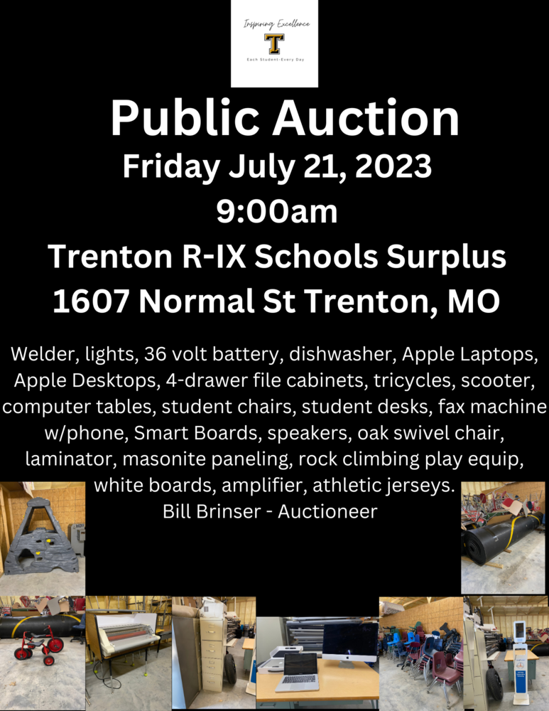 Trenton RIX Surplus Auction Trenton RIX School District