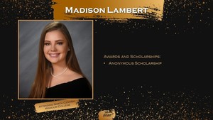 Senior Awards Spotlight - Madison Lambert