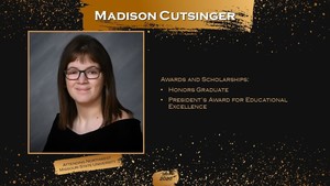 Senior Awards Spotlight - Madison Cutsinger