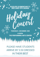 3rd/4th Grade Holiday Concert